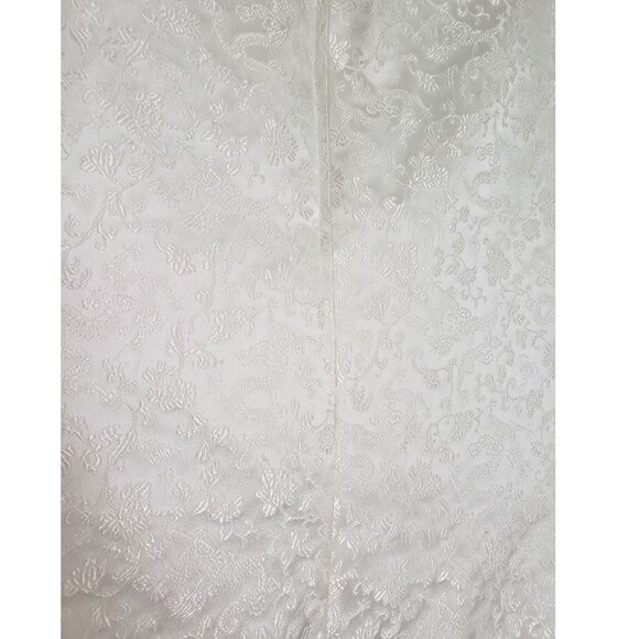 TALLIA Orange Men's Slim-Fit White Dragon Jacquard Dinner Jacket 42 R - Picture 7 of 16